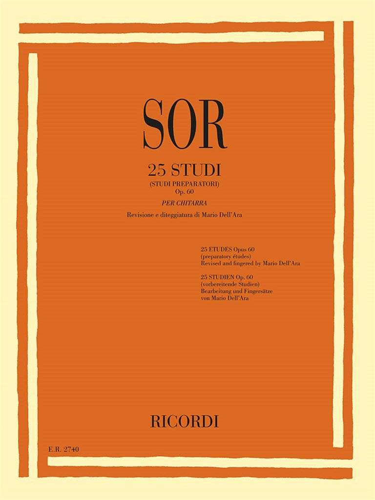 25 Studi (Studi Preparatori) Op. 60
